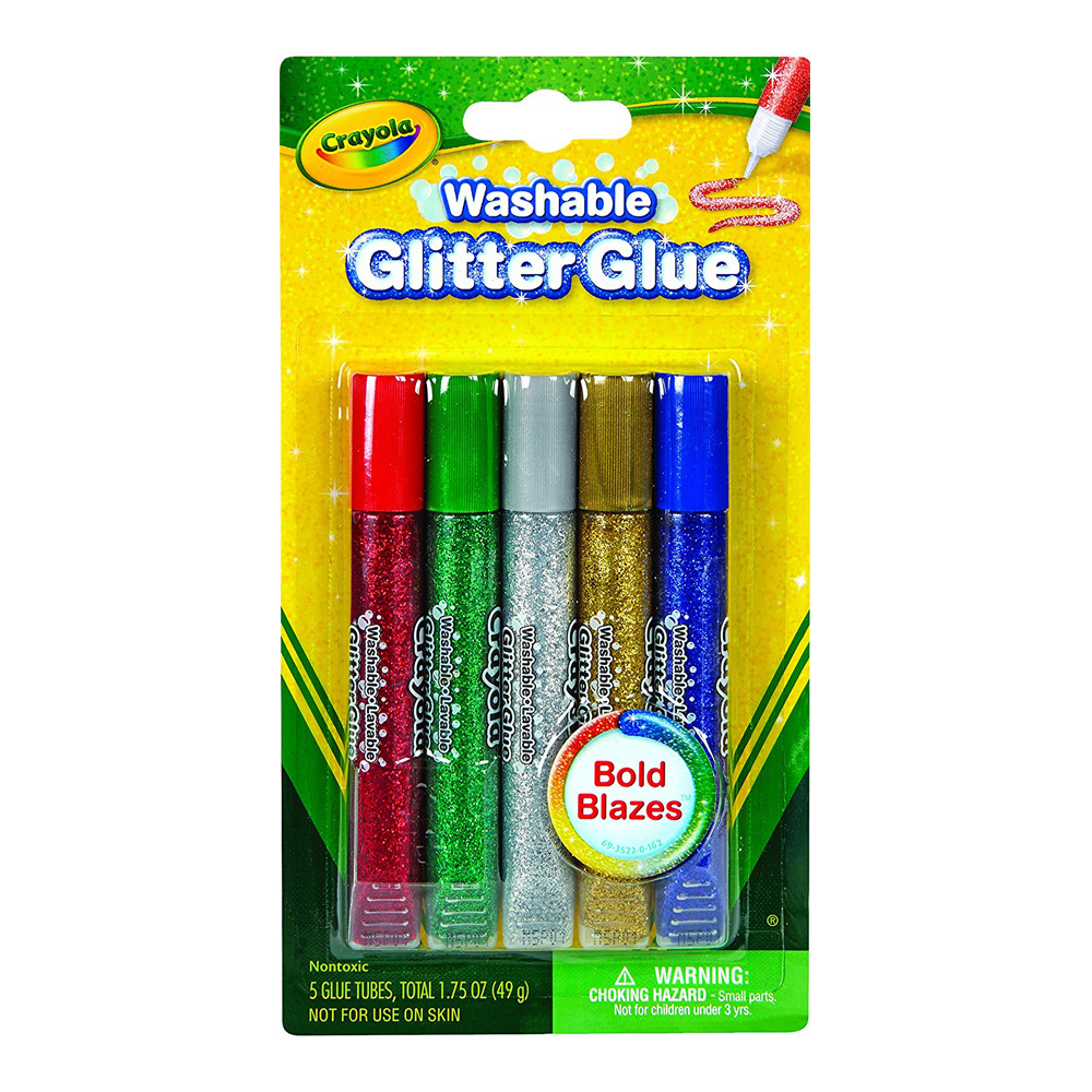 Crayola gliter glue x 5