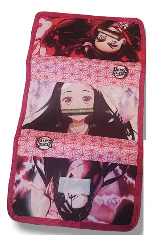 Cartuchera triple desplegable demons slayer