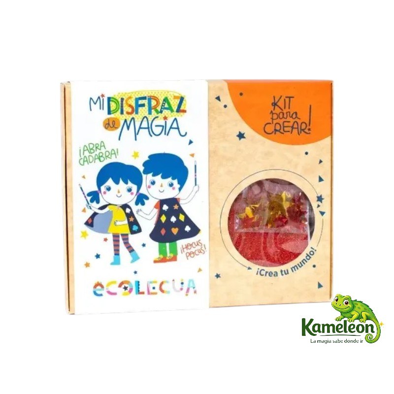 Kit para crear "ecolecua" Mi disfraz de magia