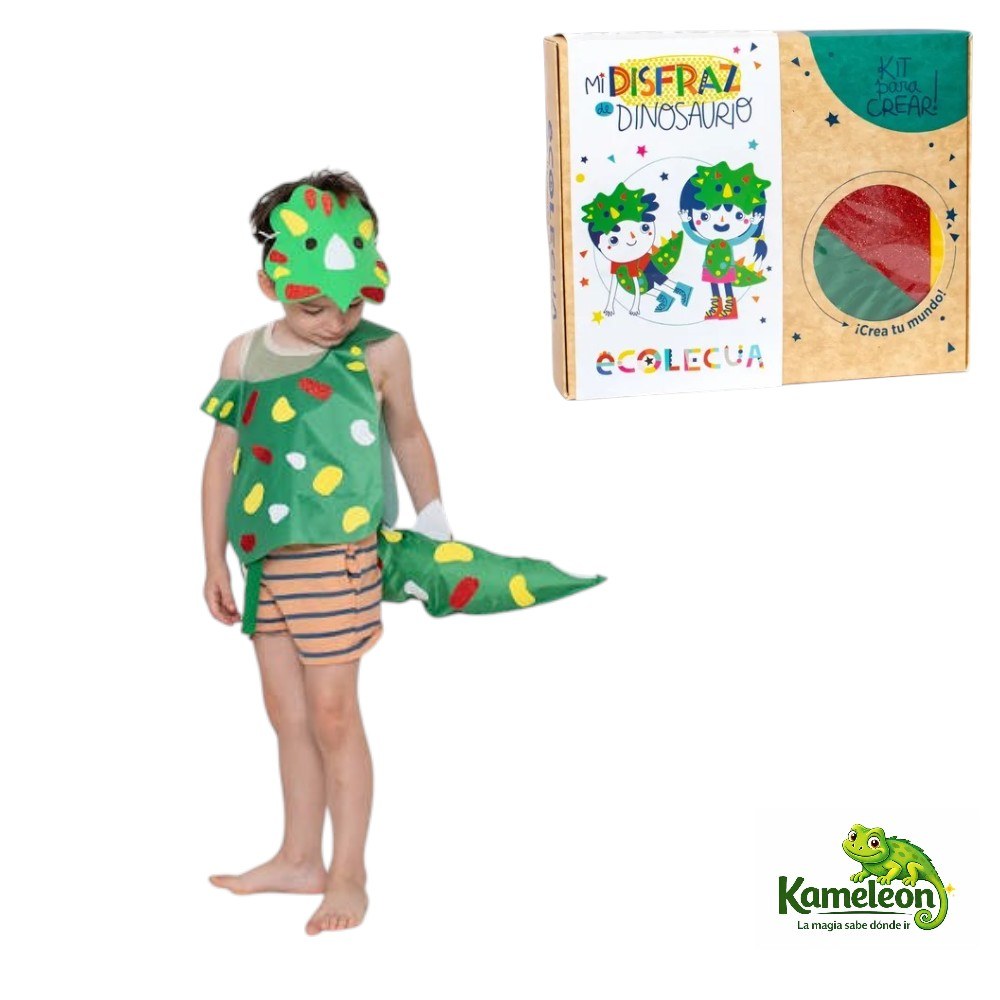 Kit para crear "ecolecua" mi disfraz de dinosaurio
