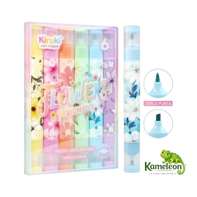 Resaltadores kiruki: fruit perfumados pastel
