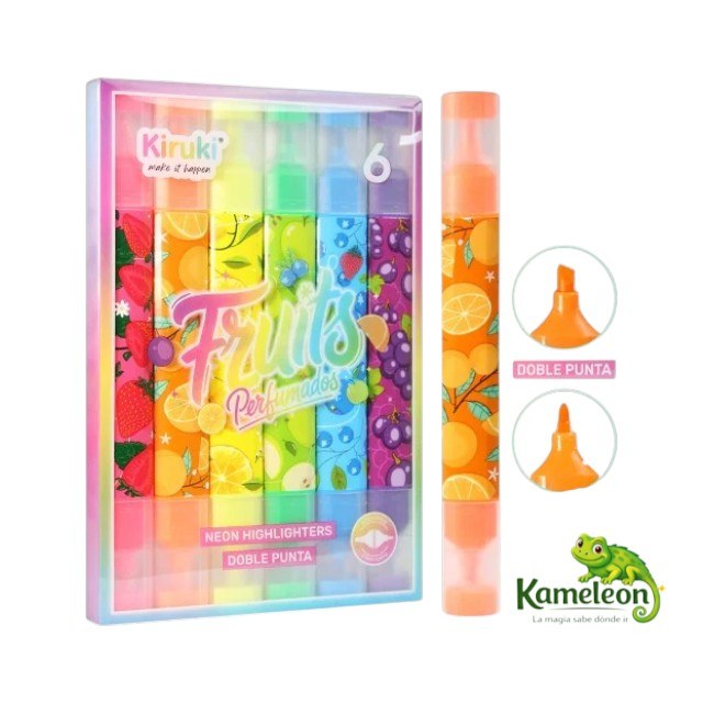 Resaltadores kiruki: fruit perfumados fluo
