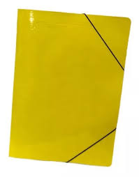 Carpeta ph 3 solpas con elastico numero 6 amarrillo