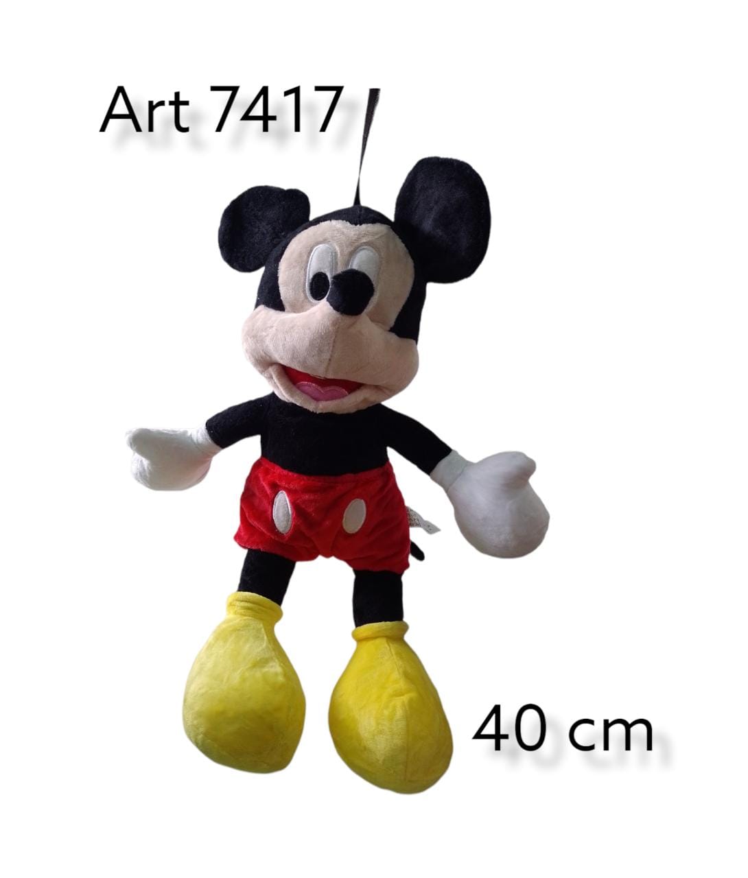 Mickey  peluche 40cm 