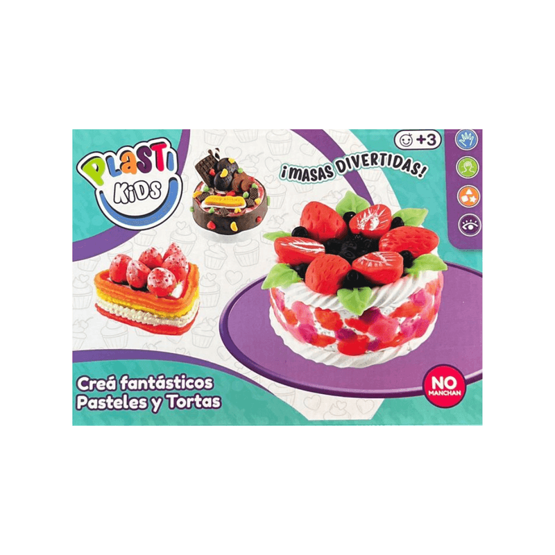 Masa plasti kids pasteles y tortas