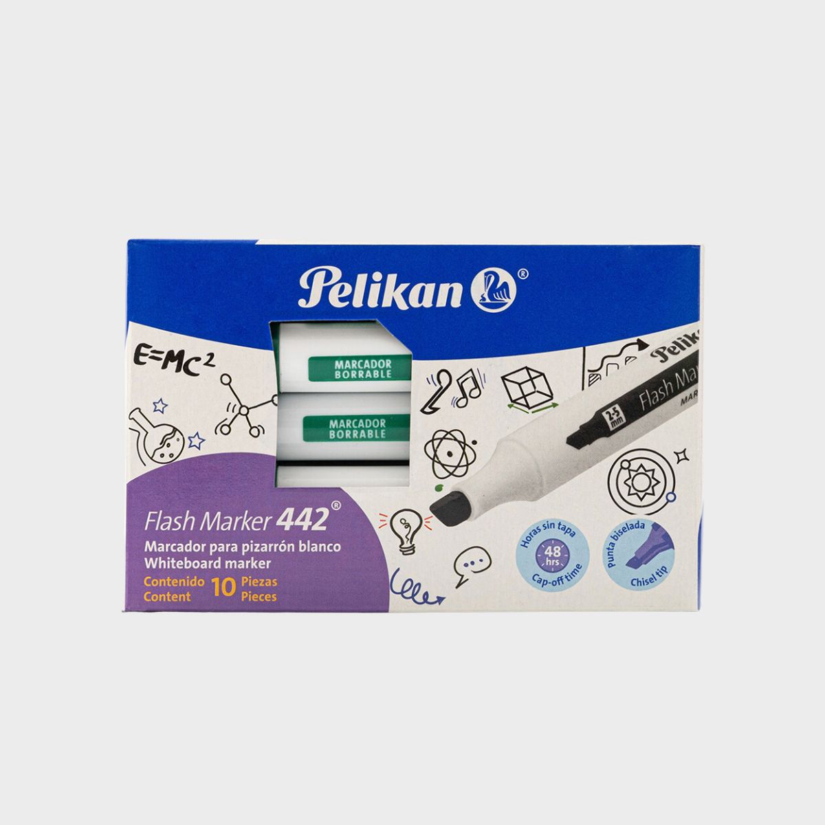 Marcadores pelikan pizarra 442 verde