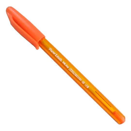 Boligrafo  kilometrico naranja 1.0mm