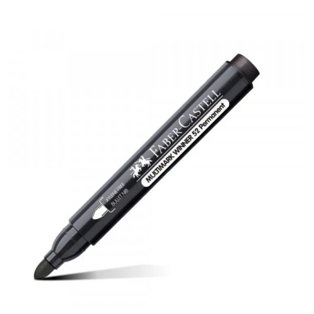 Marcador faber castell negro permanente 23