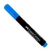Marcador faber castell azul permanente 54-e