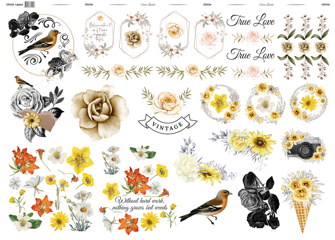 Lamina de seda eterna ls054