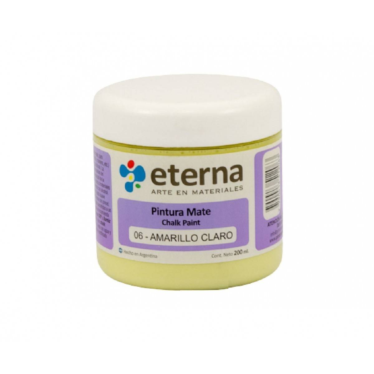 Pintura a la tiza eterna 06-amarillo claro 200ml