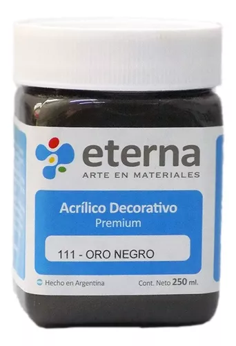 Acrilico eterna 250ml negro 99