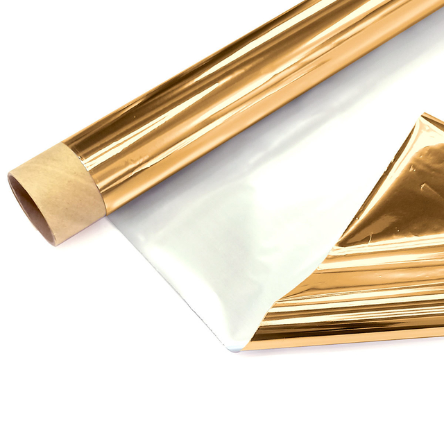 Foil p/metalizar oro rollo de 0.64 x 2.00m.
