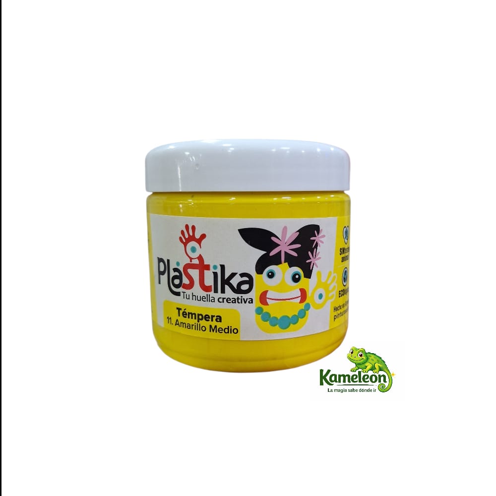 Tempera plastika 200ml 11. amarillo medio