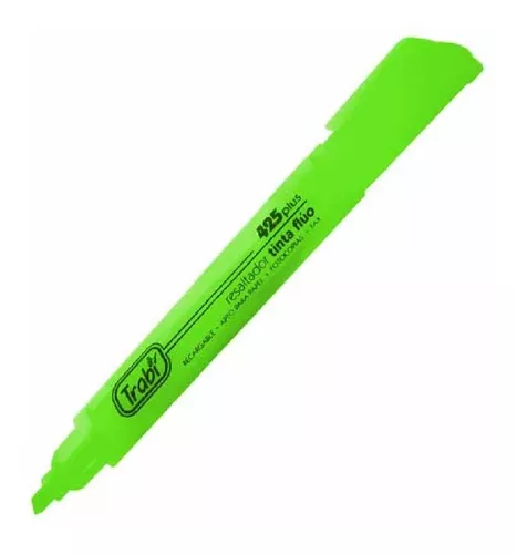 Resaltador trabi redondo 425 fluo verde