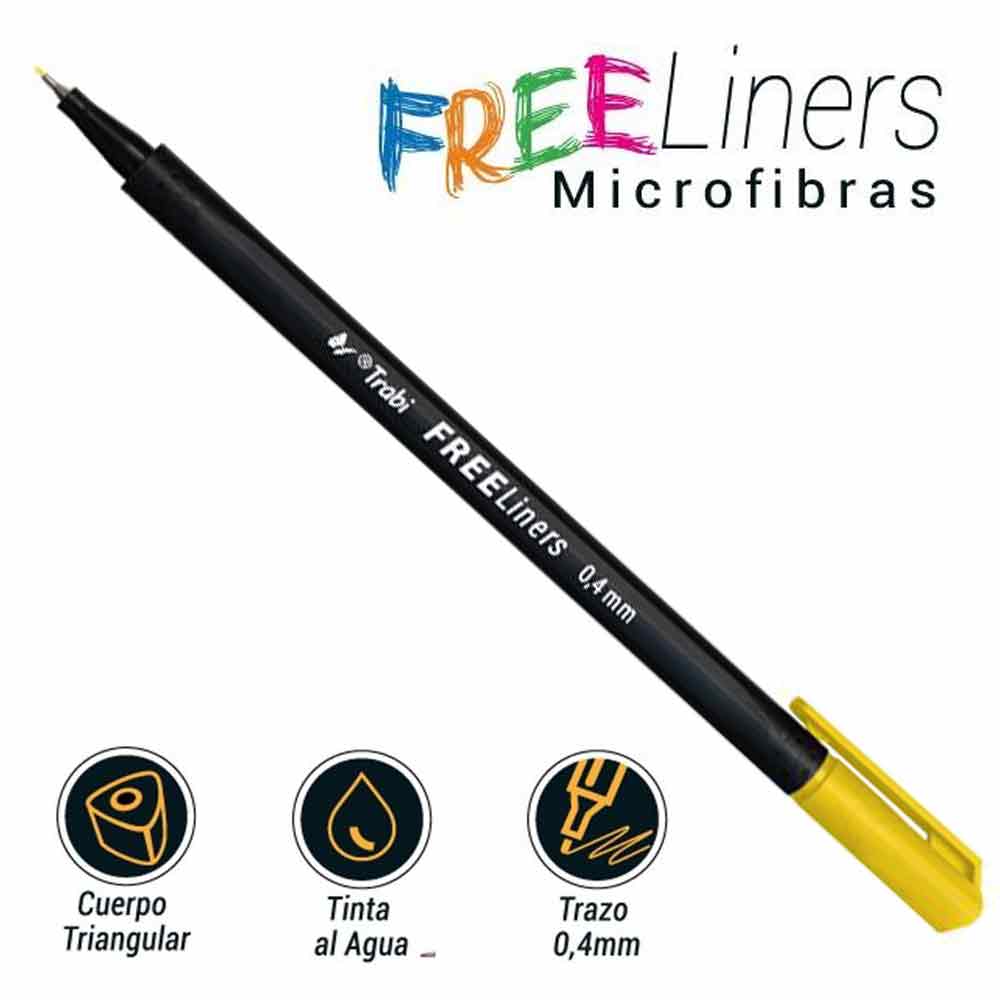 Microfibra trabi free liners azul