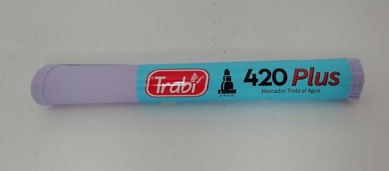 Marcador al agua  420 violeta pastel