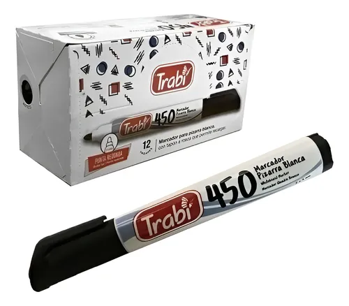 Marcadores trabi pizarra  450 negro