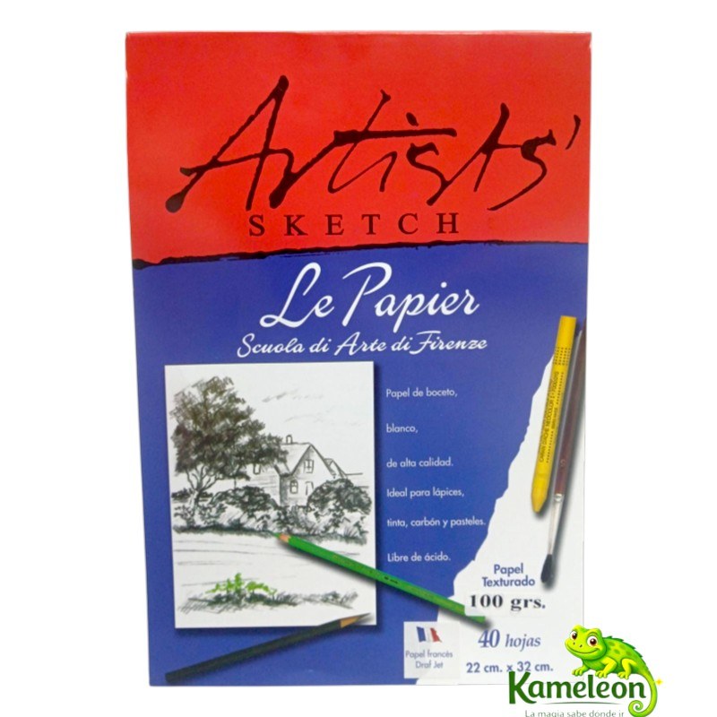 BLOCK SKETCH PAPEL BOCETO A4 100GRS. 40HOJAS