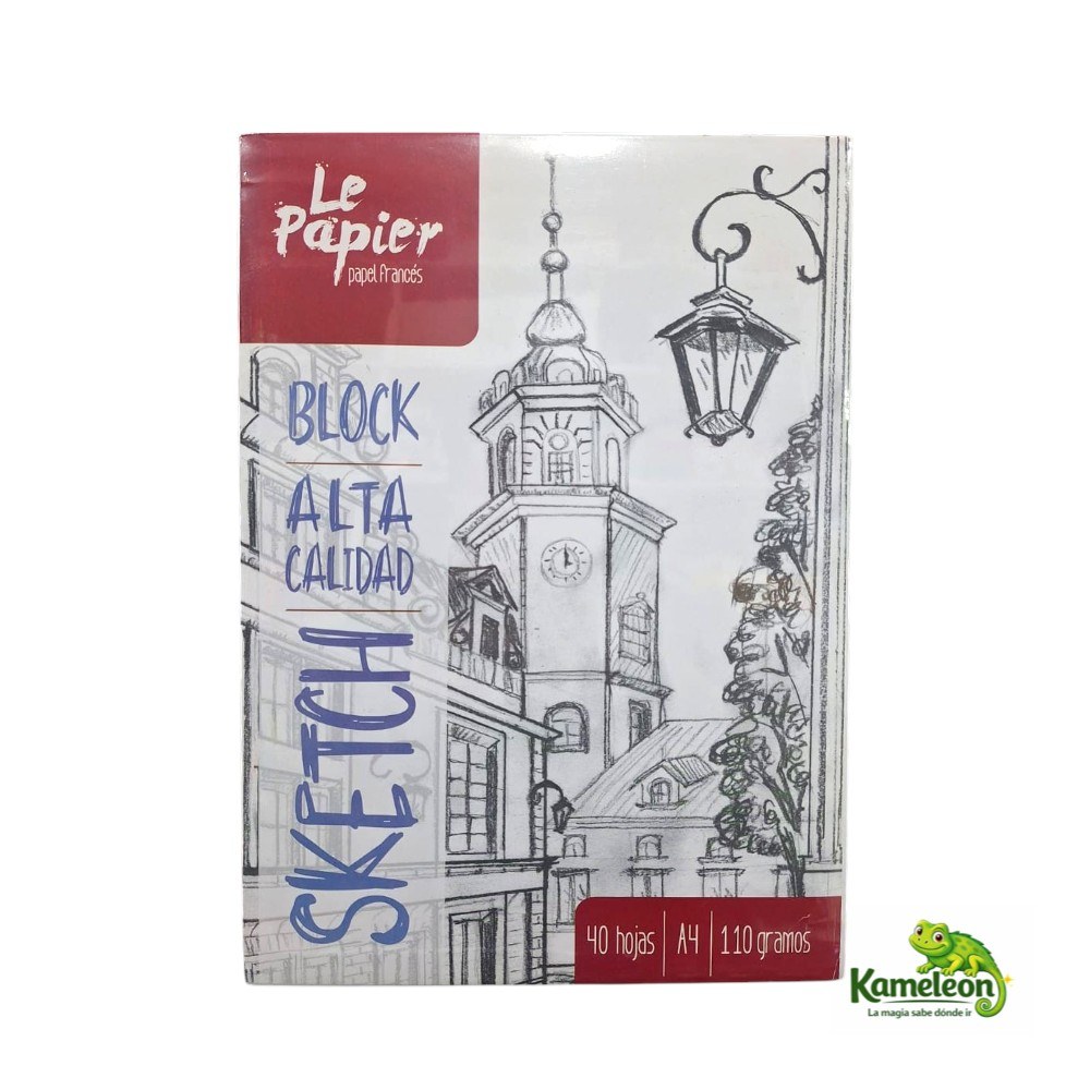 BLOCK LE PAPIER A4 40 HOJAS DE 110GR