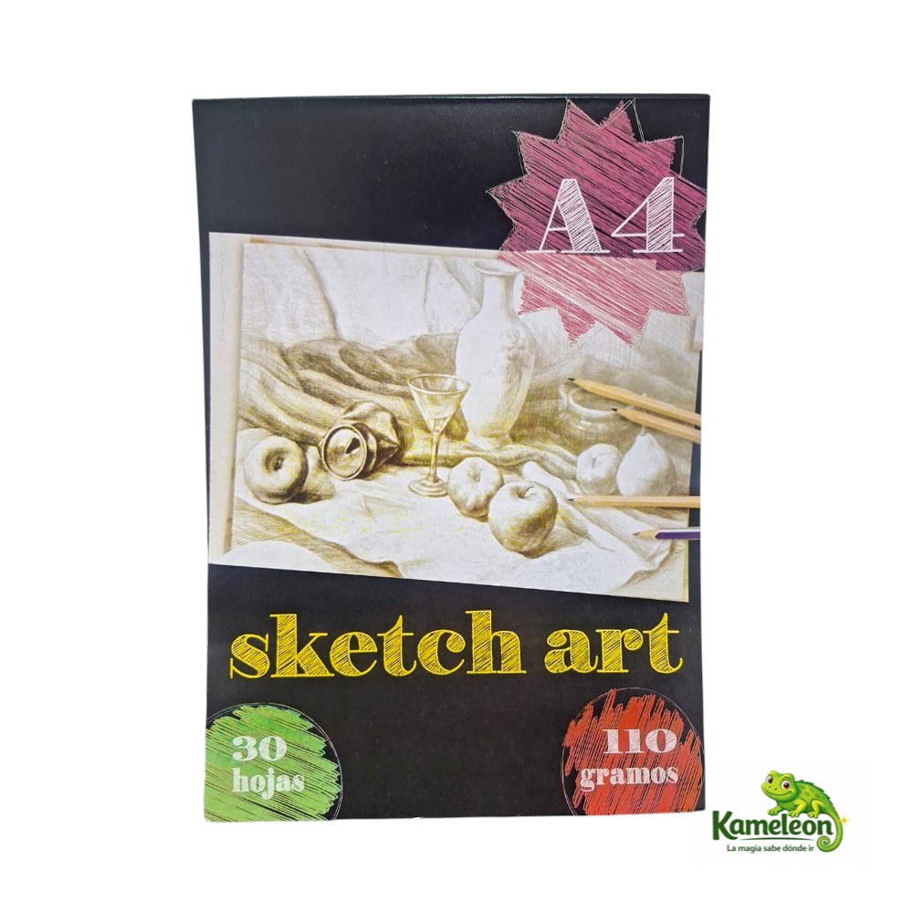 BLOCK A4 SKETCH ART 30 HOJAS LISAS DE 110GR