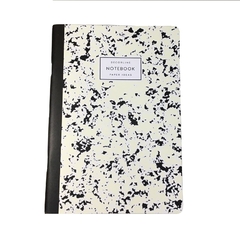 Cuaderno 14x21 decorline book marmolado blanco 