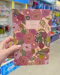 Notebook flower pastel