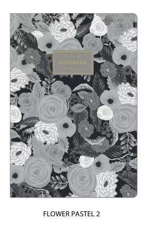 Notebook flower pastel 2
