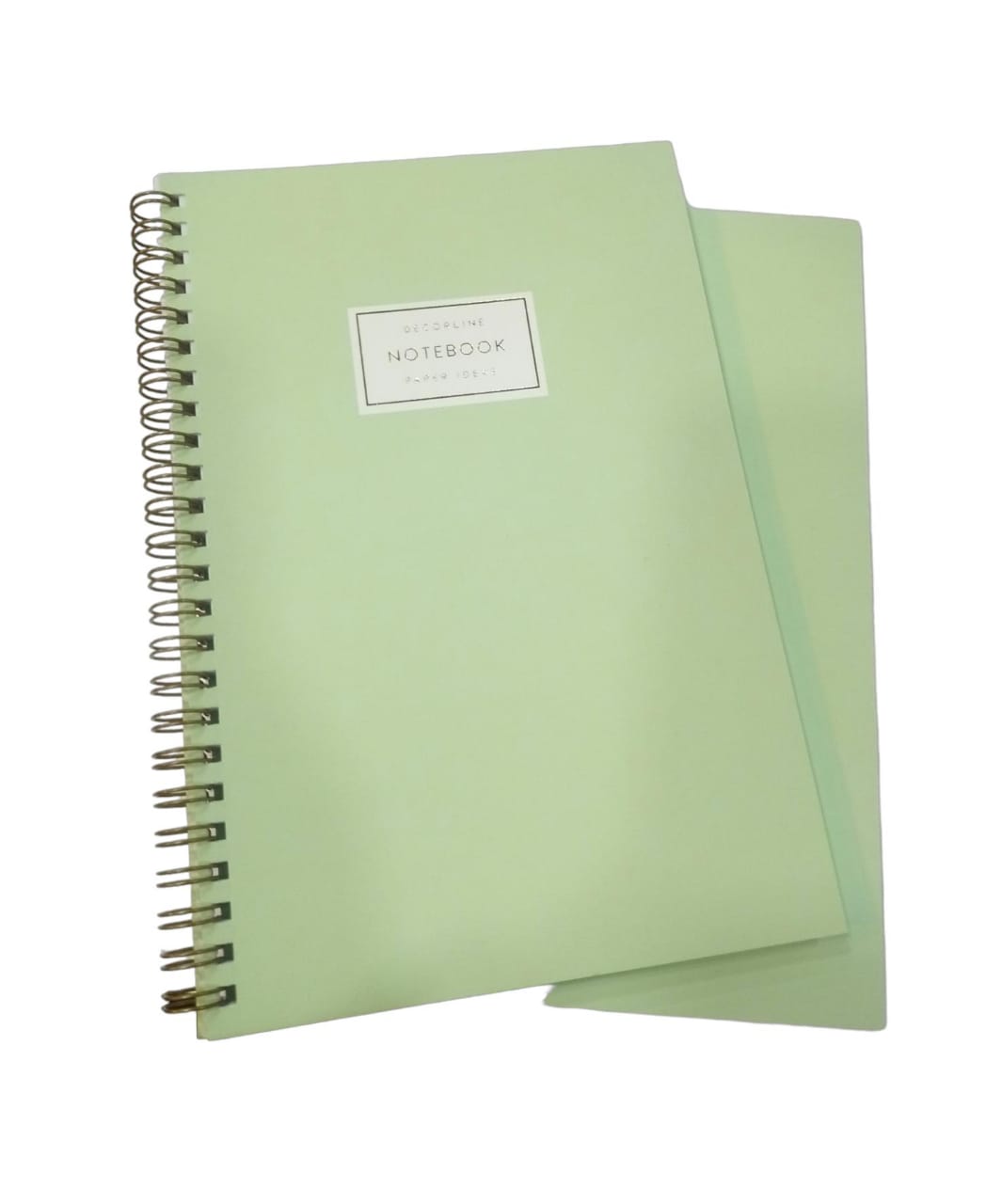 Cuaderno raya 14 x 21 espiralado verde pastel