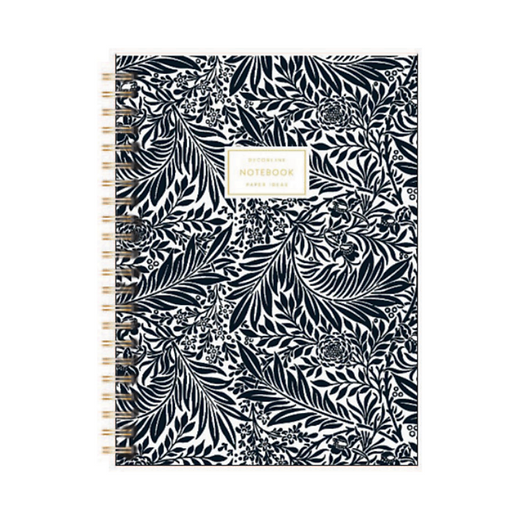 Cuaderno 29,7 espiralado hojas negro