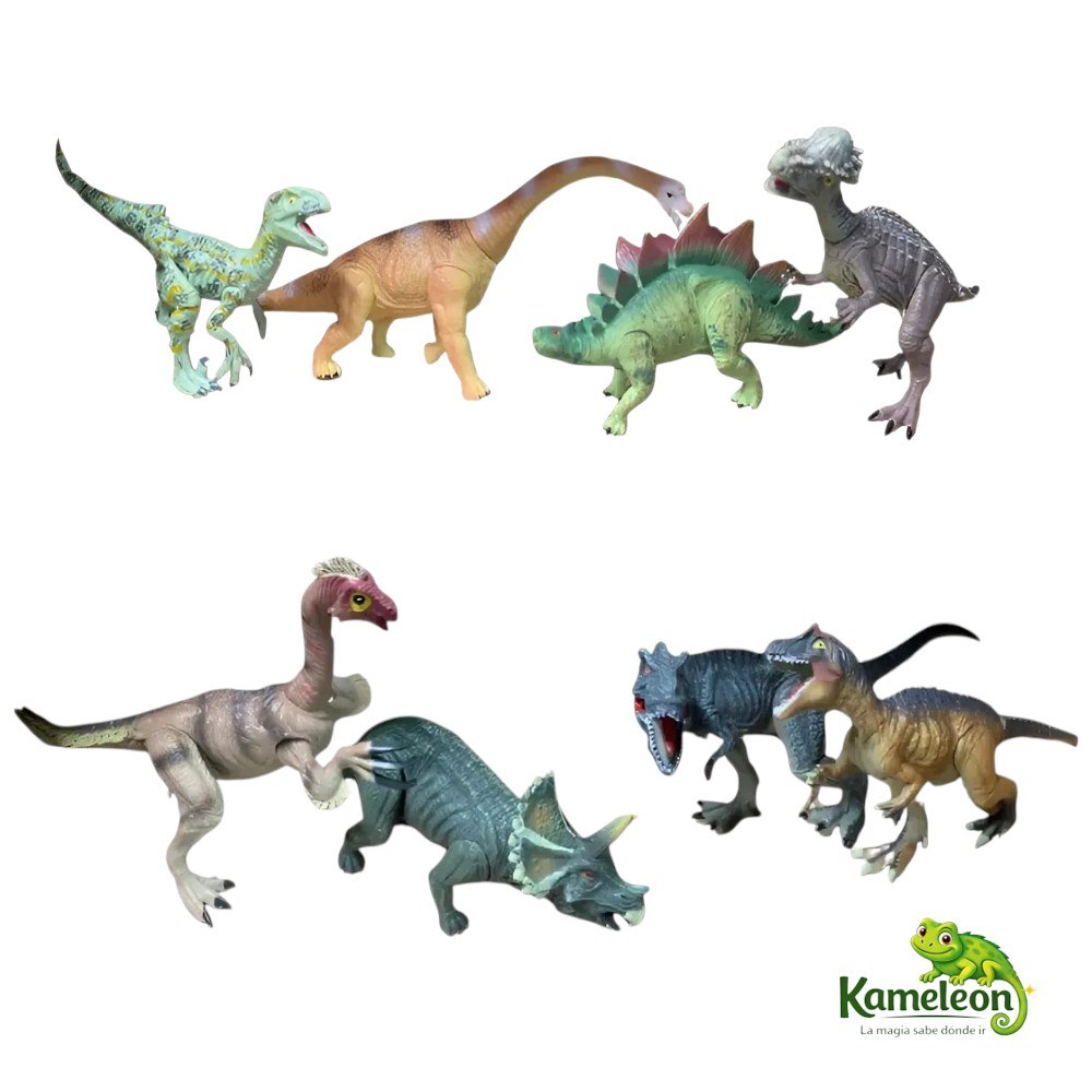 SET DE 4 DINOSAURIOS CRETACEOUS