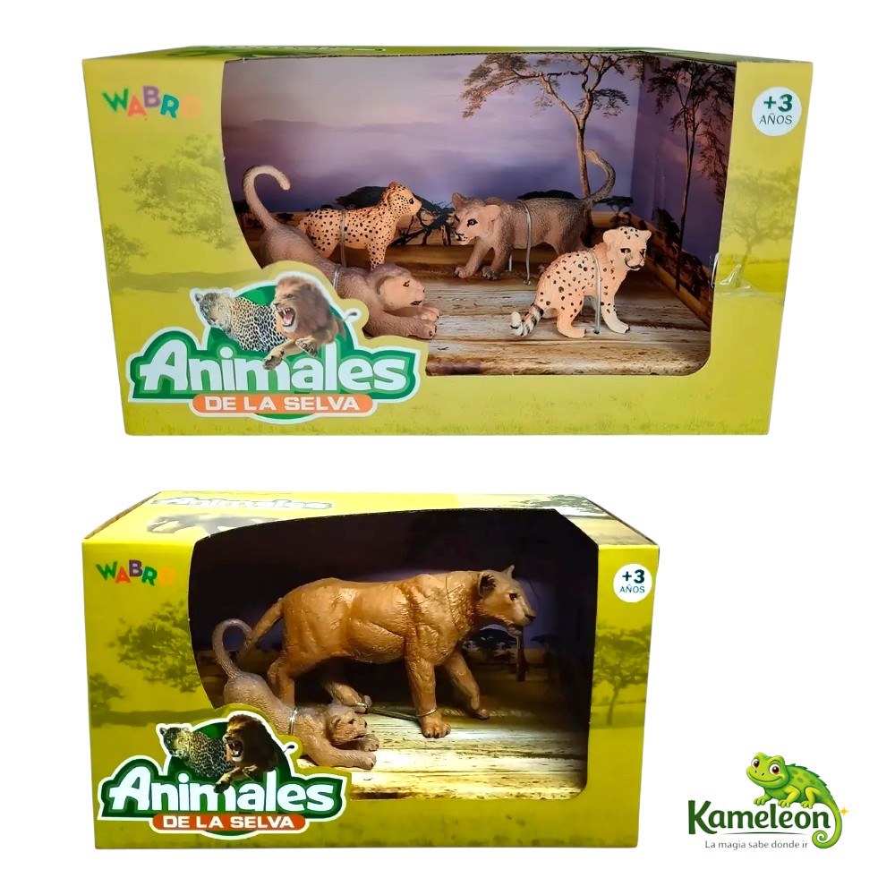 Animales de la selva por 4