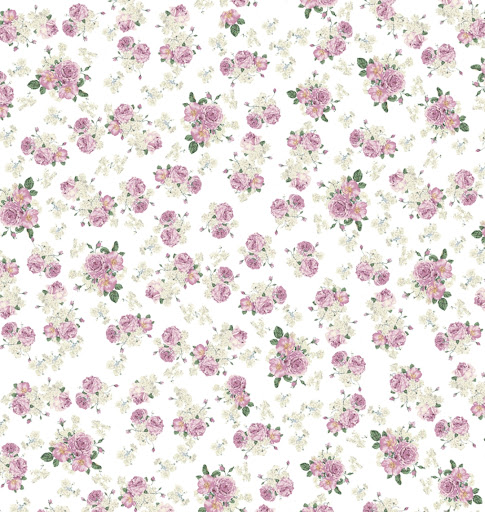 Papel de regalo plastificado rosas rococo 