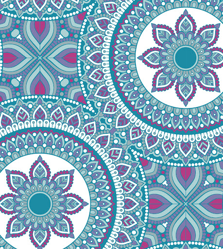 Papel de regalo plastificado mandalas 