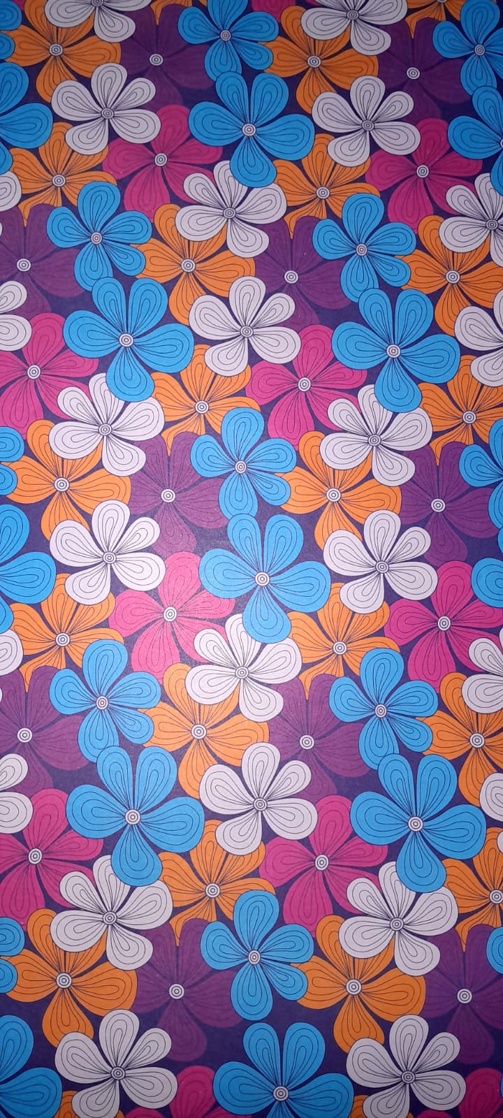 Papel de regalo obra flores 