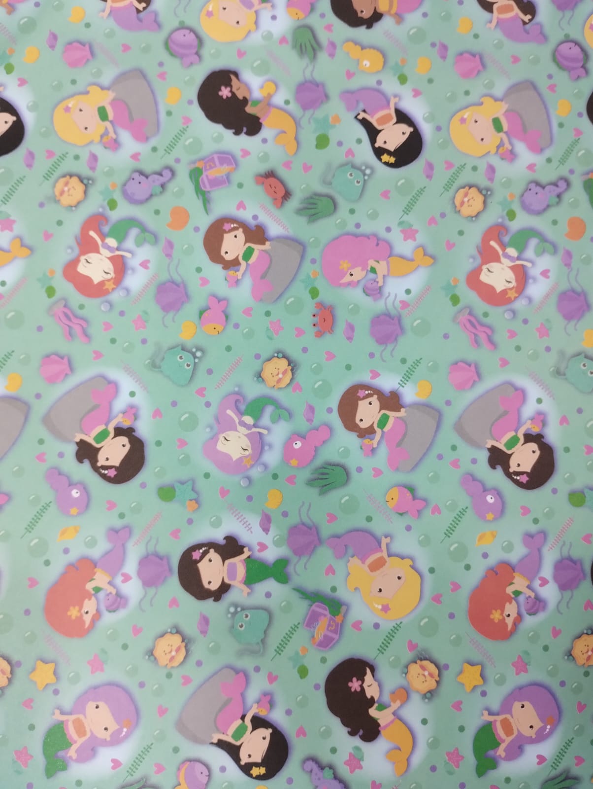 Papel de regalo obra sirena