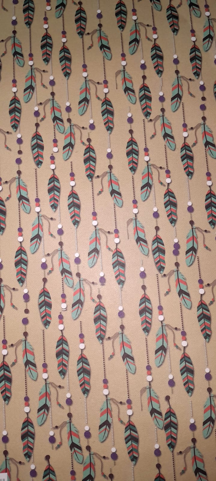 Papel de regalo obra plumas 