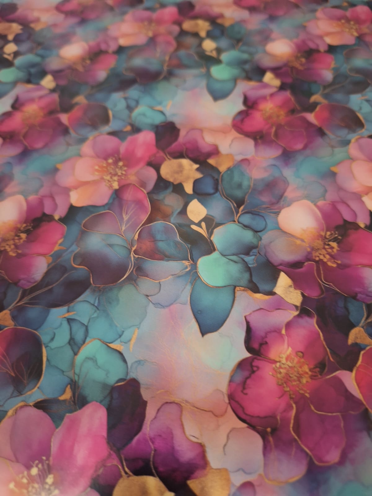 Papel pequepack de regalo ilustracion flores