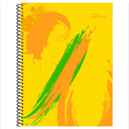 Cuaderno essential  a4 cuadriculado amarillo