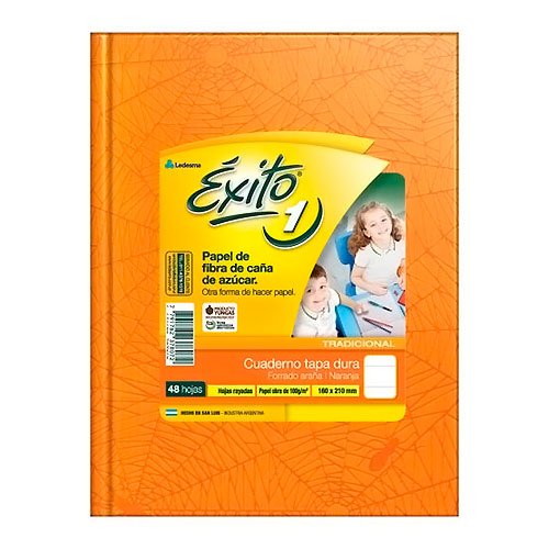 Cuaderno nro1 exito araÑa naranja 