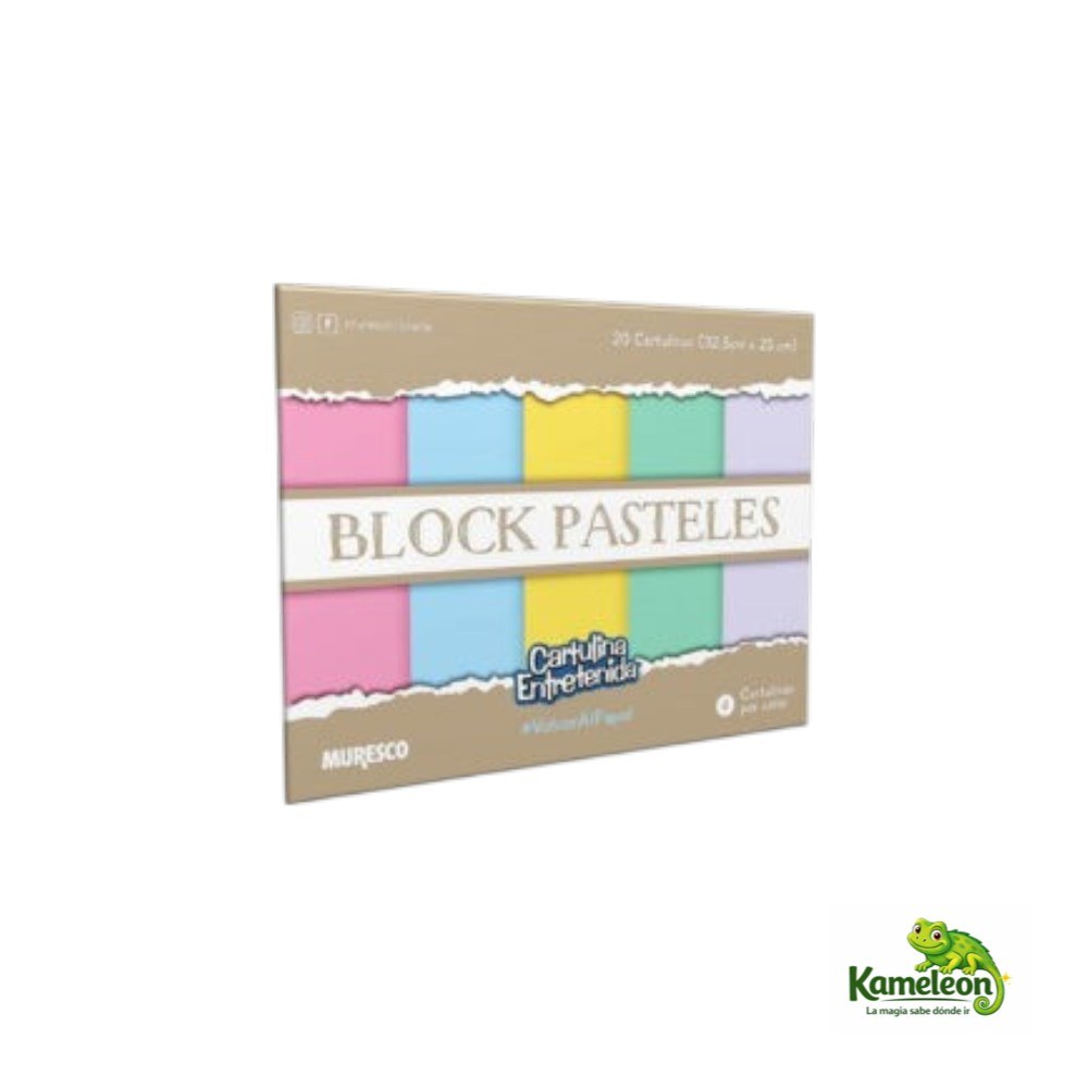 Block de dibujo muresco pastel