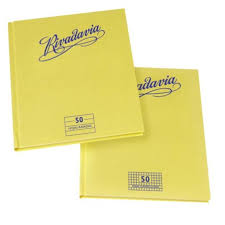 Cuaderno rivadavia n1 cuadriculado t/d sin forrar 50hj. 