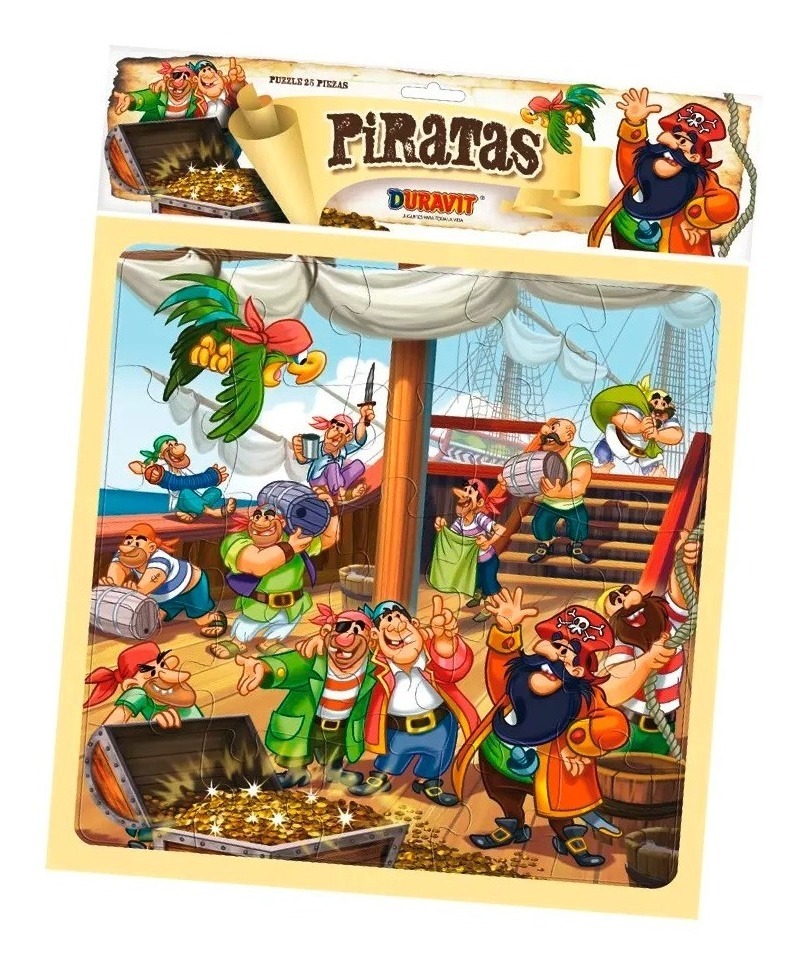 Puzzle x25 pzs piratas
