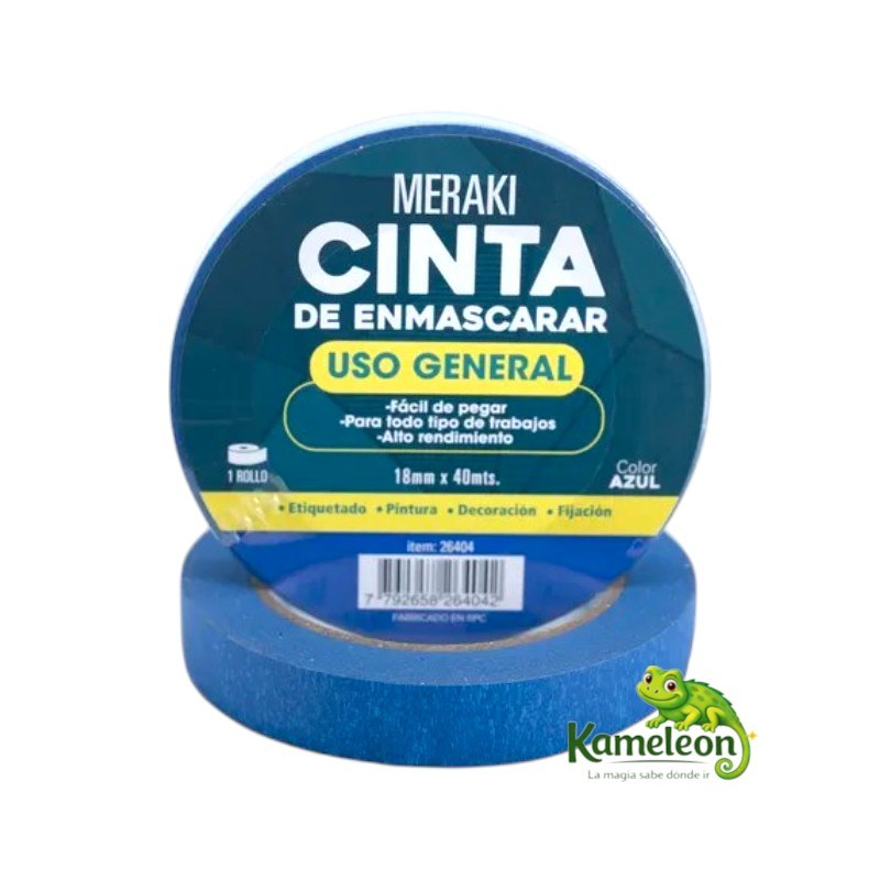 Cinta de enmascarar azul 18x40