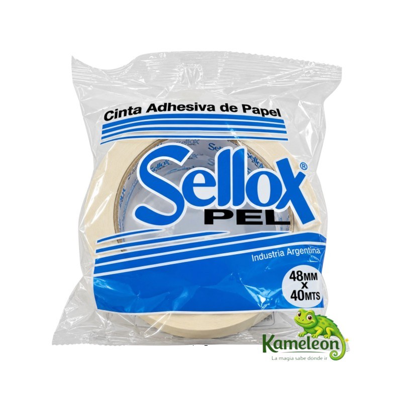 CINTA ADHESIVA DE PAPEL SELLOX 48MM