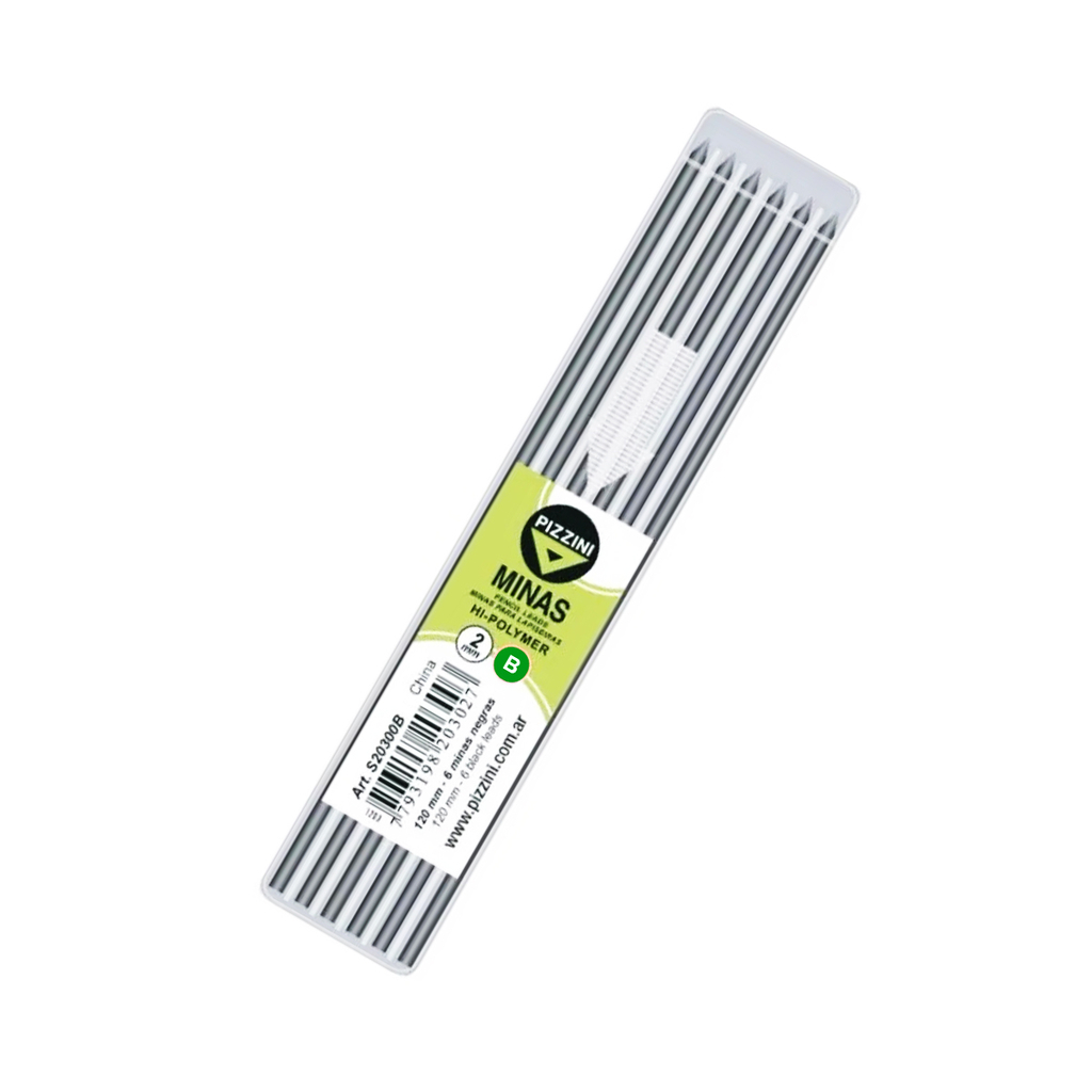 Repuesto lapiz mecanico pizzini b 2 mm