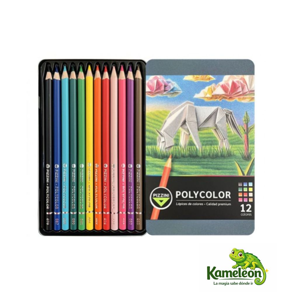 Lapiz color pizzini policolor colores x 12 largos