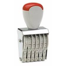 Sello numerico 7 digitos 5mm