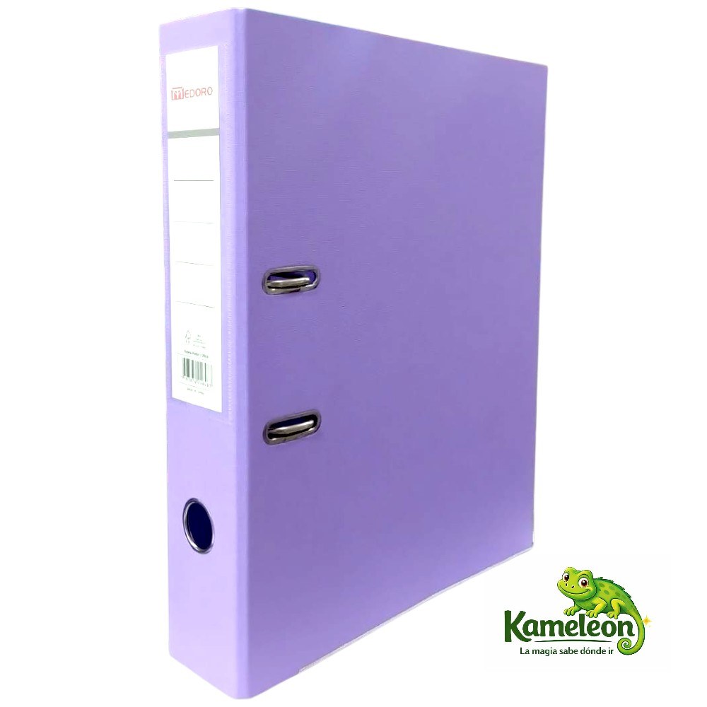 Bibliorato medoro ancho pastel violeta