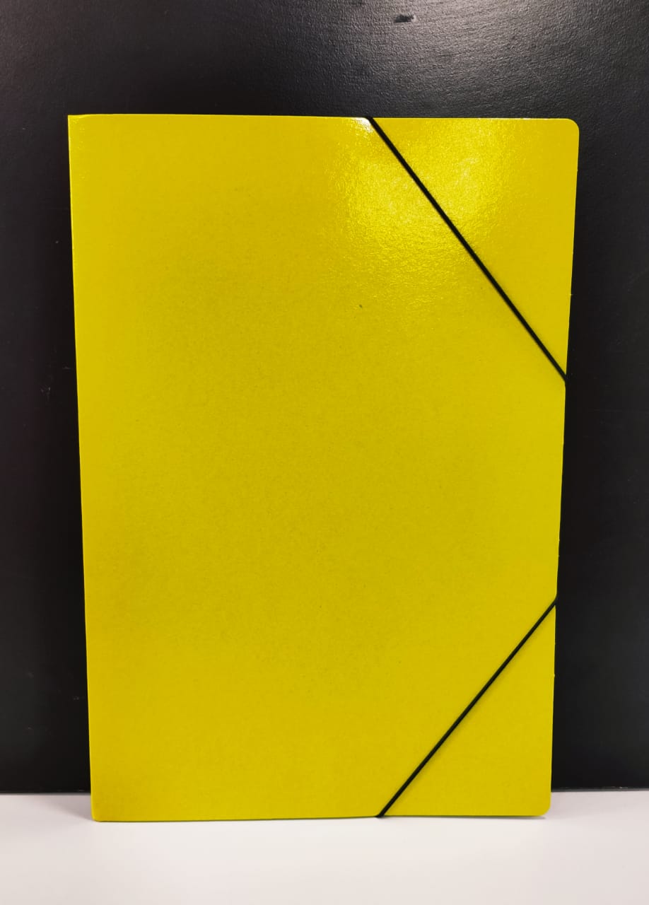 Carpeta n6 tres solapas amarillo